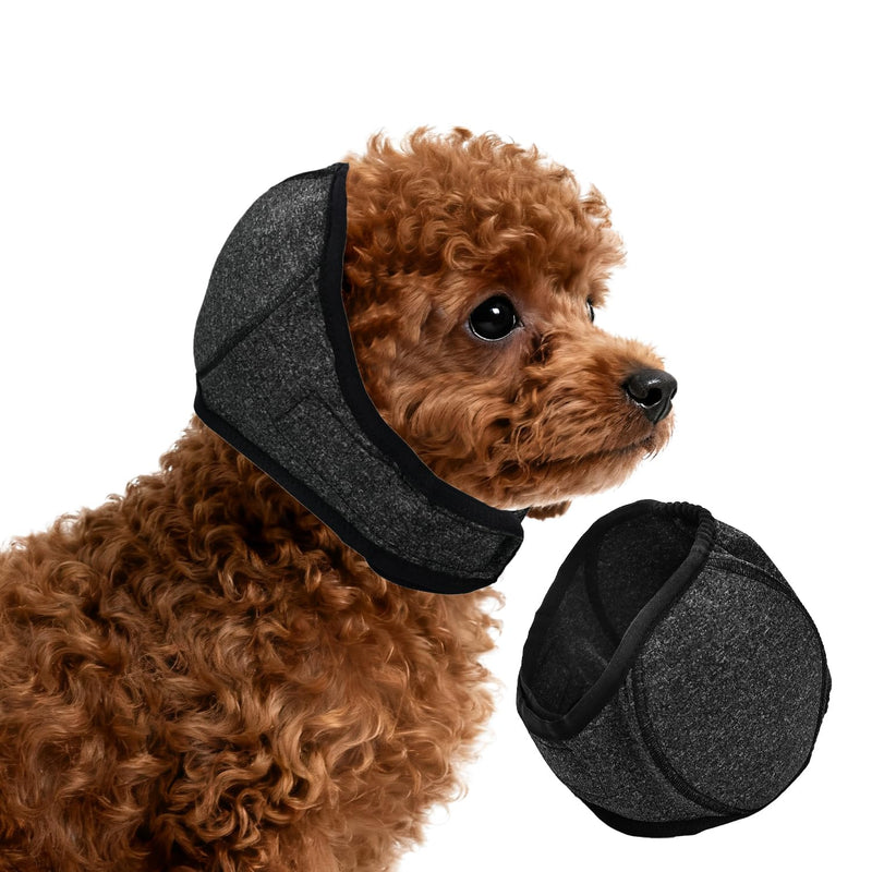 Dog Ear Protectors, Ear Defenders Adjustable Noise Anxiety Protection Comfortable Head Wrap Pet Supplies for Bath Grooming Thunder Firework (S S