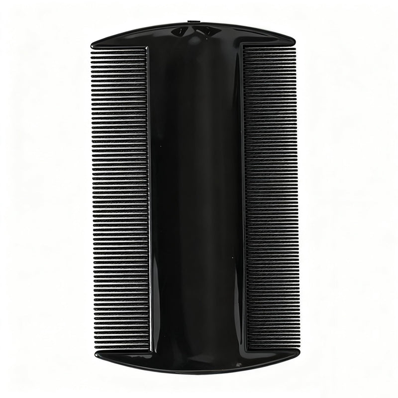 Double Sided Flea Comb For Cats Dogs Puppy, Fine Tooth Comb, Pet Grooming Combs Dandruff Removal Combs,Black - PawsPlanet Australia