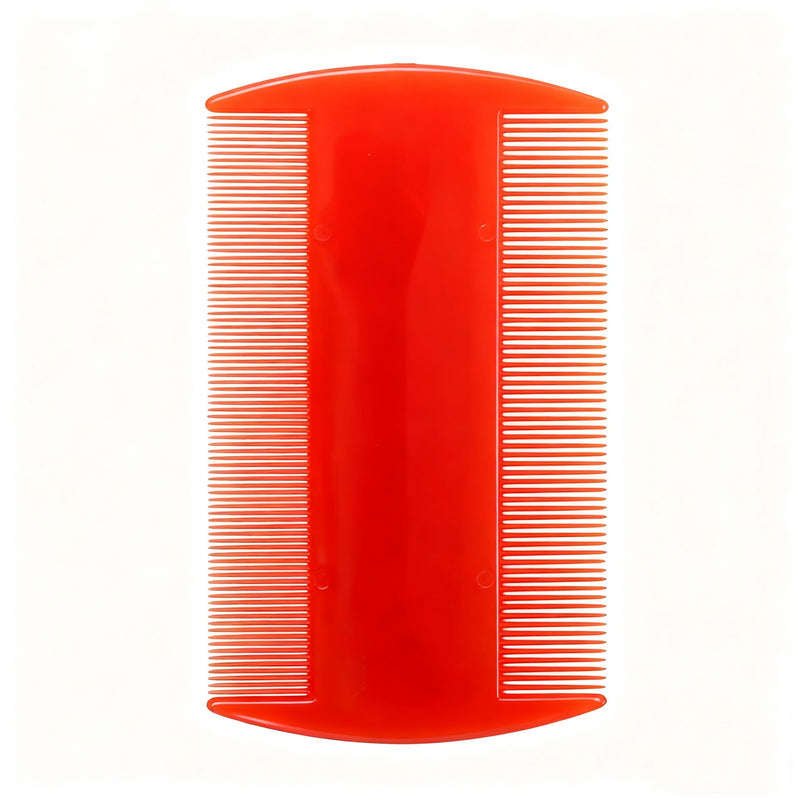 Double Sided Flea Comb For Cats Dogs Puppy, Fine Tooth Comb, Pet Grooming Combs Dandruff Removal Combs,Orange - PawsPlanet Australia
