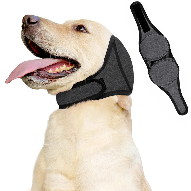 2026 New Dog Ear Protectors, Dogs Ears Cover, Adjustable Dogs Ears Muffs Noise Protection & Anxiety Relief, Comfortable Dog's Calming Hoodie for Grooming, Swimming, Thunderstorms,Firework L Grey