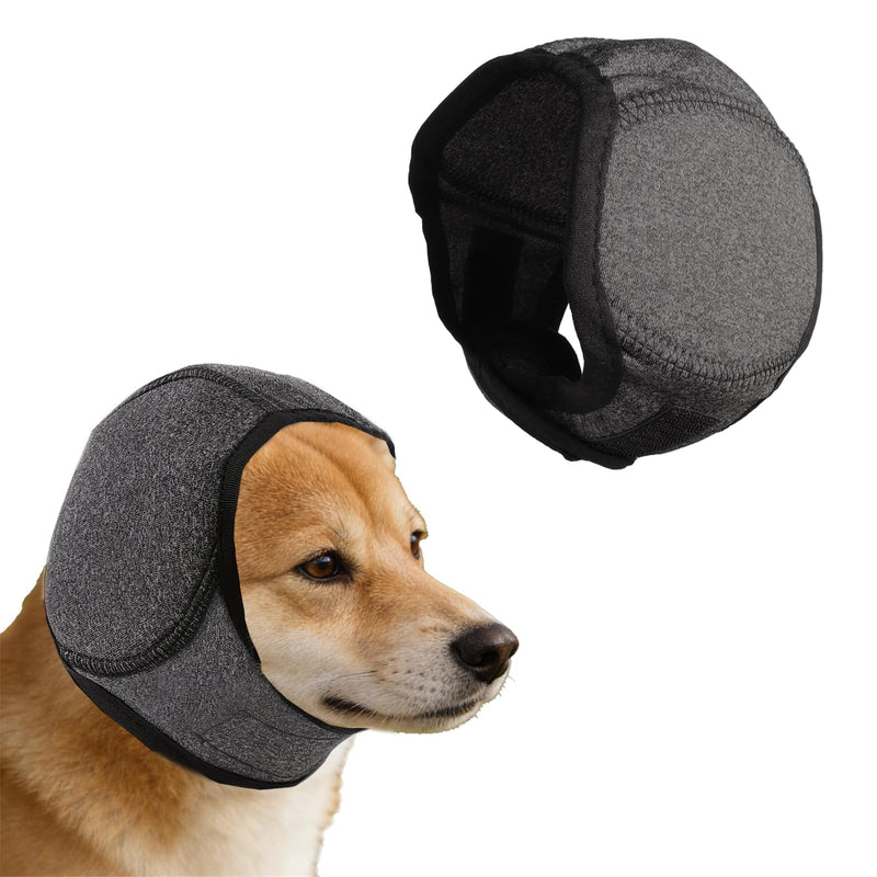 2 Pieces Dog Ear Muffs Dog Snood Ear Protector for Anxiety Relief and Grooming, Pet Dog Earmuff Ear Protectors for Comfort During Outdoor Activity, Cold Weather, Bath (M) M