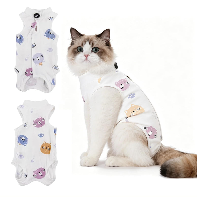 Cat Surgery Recovery Suit, Cat Body After Surgery, Anti-Leaking Cat Bodysuit, Castration Pet Medical Surgical Shirt, Surgery Recovery Suits, for Sterilisation, Weaning & Hau