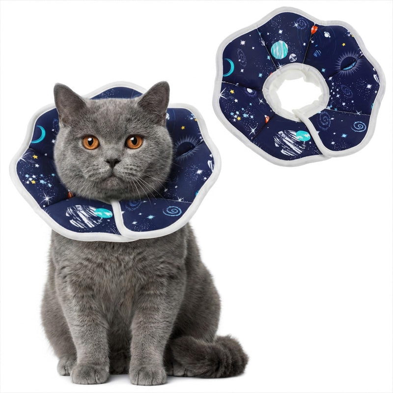 Cat Collar, Cat Collar, Cat Collar, Dog Collar for Cats, Lick Protection, Cat Collar, Lick Protection, Soft, Waterproof Collar for Dogs, Adjustable with for Small Cats, Dogs (Size M)