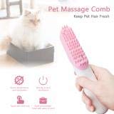 AmandaJ Pet Grooming Comb Pets Massage Comb Dog Combs Cat Brush, for Removing Bad Smell, Pet Odor Eliminating Brush 8.68 x 1.56 x 0.81inch - PawsPlanet Australia