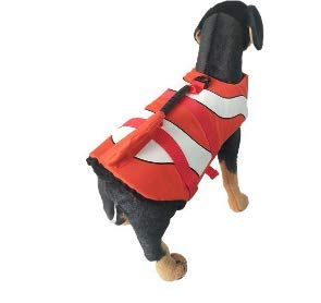 Olgaa Dog Life Jacket Dog Summer Swimming Safety Vest With Superior Buoyancy and Rescue Handle for Pool Boating or Surfing M - PawsPlanet Australia