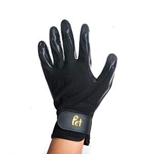 [Australia] - Pet Magasin Grooming Gloves One Size Fit All Works for Dogs, Horses, Cats and Other Animals 