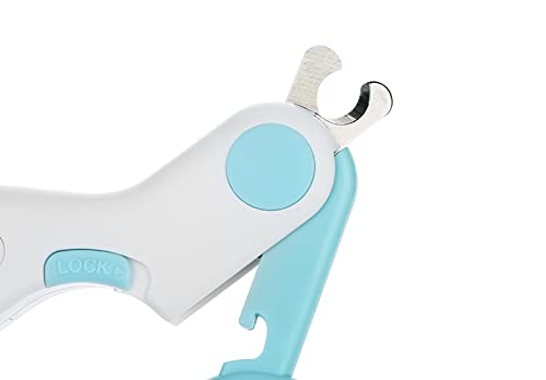 Small Animal Nail Clippers with LED Lights, Dog and cat Nail Trimmers, Professional Claw Trimmer for Tiny Dog Cat Kitten Bunny Rabbit Bird Guinea Pigs Ferret Hamsters. Avoid Excessive Cutting blue - PawsPlanet Australia