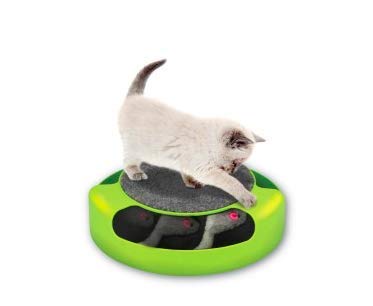 [Australia] - WMU Cat Scratch Pad Spinning Toy with Mouse 