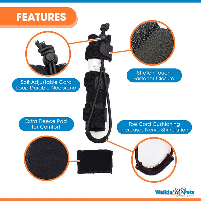 Walkin' Rear No-Knuckling Training Sock Large Size - PawsPlanet Australia