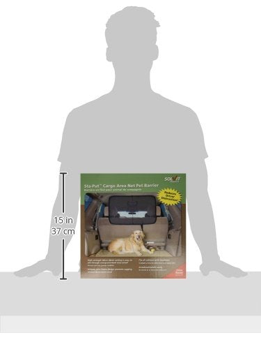 [Australia] - PetSafe Happy Ride Cargo Area Dog Barrier - See-through Durable Mesh Material - Fits Most Cars, Minivans and SUVs - Keep Pets in the Back - Easy to Store in Vehicles 