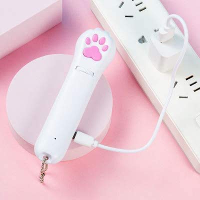 Lapto Indoor Cats Interactive Cat/Dog Toys,for Indoor Training Exercise Mouse Catching Game for House Kittens/Dogs,Green LED Projection (White) - PawsPlanet Australia