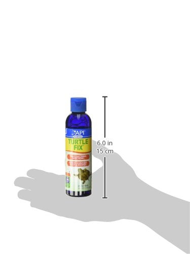 API Turtle Products: Sludge Remover to Clean Aquarium, Water Conditioner to Make Tap Water Safe for Turtles, TURTLEFIX Remedy to treat bacterial infections and repair damaged tissue 4 Ounce - PawsPlanet Australia