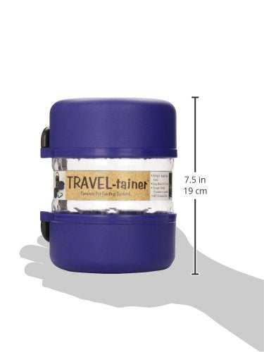 Vittles Vault Gamma TRAVEL-tainer, Blue - PawsPlanet Australia