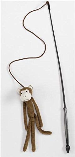 Petface Skinny Safari Monkey Teaser Cat Toy elephant - PawsPlanet Australia