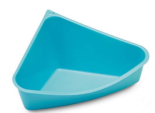 Lixit Corner Litter Pan for Ferrets and Rabbits Blue - PawsPlanet Australia