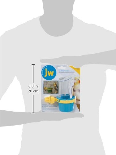 JW Pet Company Clean Cup Feeder and Water Cup Bird Accessory, Medium, Colors may vary - PawsPlanet Australia
