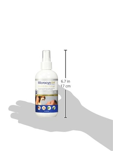 MicrocynAH Wound and Skin Care Sprayable Hydrogel 8-Ounce - PawsPlanet Australia