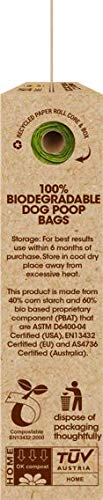 Bags on Board 100% Biodegradable & Compostable Dog poop bags 140 Bags - PawsPlanet Australia