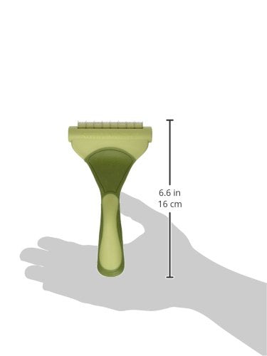 Safari by Coastal Shed Magic De-Shedding Tool with Stainless Steel Blades for Dogs with Short to Medium Hair (W6327 NCL00) - PawsPlanet Australia