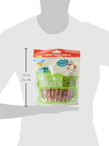 Good Boy Chicken Chewy Twists Dog Treats 0.2 g (Pack of 1) Brown - PawsPlanet Australia