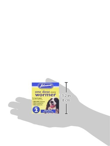 Johnson's Vet Easy One Dose Wormer, Size 2 - PawsPlanet Australia