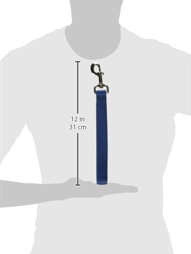 [Australia] - Hamilton Double Thick Nylon Dog Lead, 1-Inch by 12-Inches, Navy Blue 