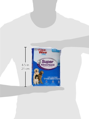 Four Paws Wee-Wee Puppy Training Large Size 24" x 24" Pee Pads for Dogs Large 24" x 24" 10-Count - PawsPlanet Australia