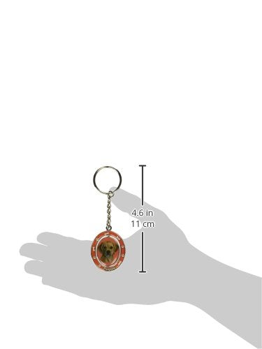 [Australia] - Puggle Key Chain "Spinning Pet Key Chains"Double Sided Spinning Center With Puggles Face Made Of Heavy Quality Metal Unique Stylish Puggle Gifts 