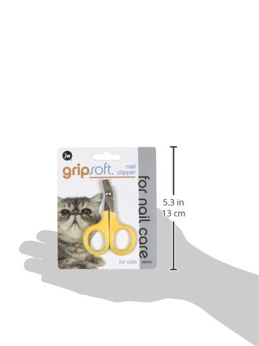 JW Pet Company GripSoft Cat Nail Clippers Non-Slip Handle One Size Fits All - PawsPlanet Australia