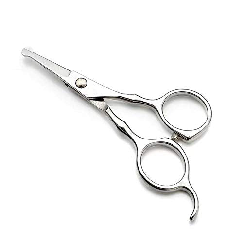 Pet Hair Scissors, Dog Straight Shears 4.5" Stainless Steel Pet Grooming Trimmer with Safety Rounded Tips Animal Hairdressing Cutting Tools Designed for Right and Left handers. - PawsPlanet Australia