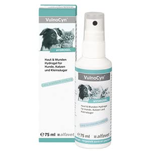 Alfavet VulnoCyn hydrogel for dogs, cats and small animals, against bacteria, viruses and fungi, pump spray 75ml - PawsPlanet Australia