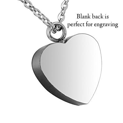 [Australia] - FIKA You Left Paw Prints On My Heart Pet Dog Cat Cremation Ashes Remembrance Urn Pendant Necklace Jewelry Filling Kit Included 