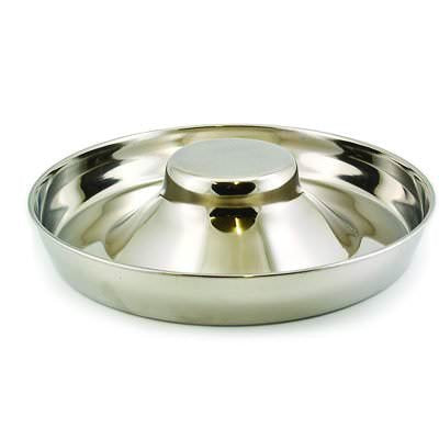 [Australia] - King International Stainless Steel Dog Bowl 2 Puppy Litter Food Feeding Weaning|SilverStainless Dog Bowl Dish| Set of 2 Pieces | 29 cm - for Small/Medium/Large Dogs, Pets Feeder Bowl and Water Bowl 