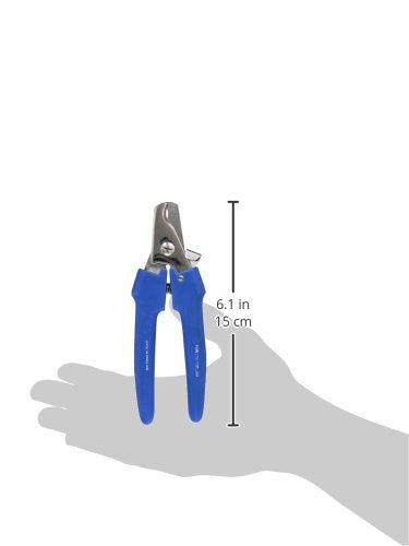 [Australia] - Tamsco Dog Nail Clipper 6.5-Inch Plastic Body Stainless Steel Spring Loaded with Locking Mechanism Plastic Molded Handles 