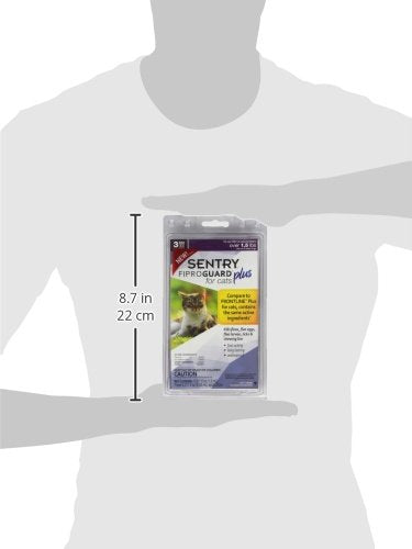 [Australia] - Sentry Fiproguard Plus for Cats, Squeeze-On 1.5 Pounds and over 3-Count 