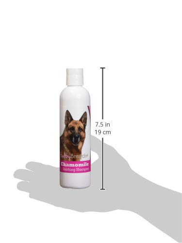 [Australia] - Healthy Breeds Chamomile Oatmeal & Aloe Soothing Shampoo & Conditioner - Over 200 Breeds - Safe with Flea & Tick Topicals - Orange & Cucumber Melon Scent - 8 oz German Shepherd, Brown 