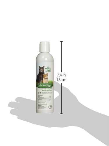 Advantage Flea and Tick Treatment Shampoo for Cats and Kittens, 8 oz - PawsPlanet Australia