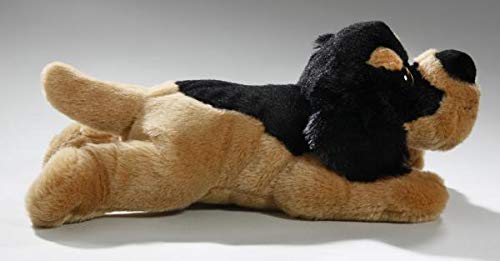 Dog, Cuddle Dog brown-black 9 inches (Toy), 25cm, Plush Toy, Soft Toy 3094 - PawsPlanet Australia