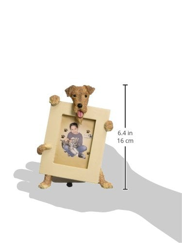 [Australia] - Airedale Terrier Dog 2 1/2 x3 1/2 Photo Frame by E&S 