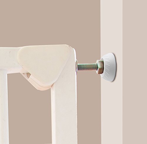 [Australia] - Baby Gate Wall Protector Cups – 4 Wall Protectors + 1 Bonus Protector for Hardware Mounted Baby Gate - No Tools Required - Wall Guards to Protect Surfaces, Stairs, Doors by Enovoe 