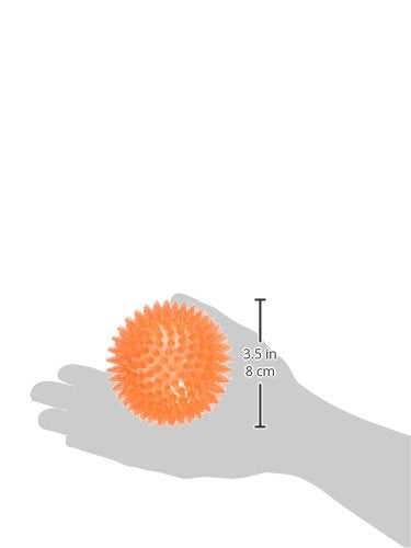 Rosewood Jolly Doggy Catch and Play Spikey Rubber Ball for Dogs, 8 cm, clear - PawsPlanet Australia