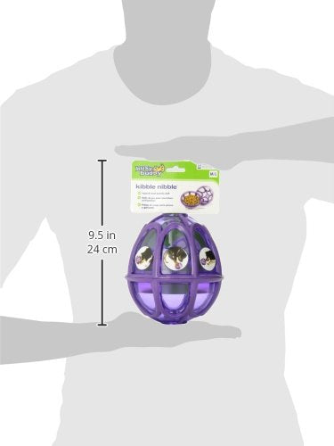 PetSafe Busy Buddy Kibble Nibble M/L, Interactive Meal Dispensing Dog Toy, Feeder Ball for Medium and Large Dogs Purple 1 Count (Pack of 1) - PawsPlanet Australia