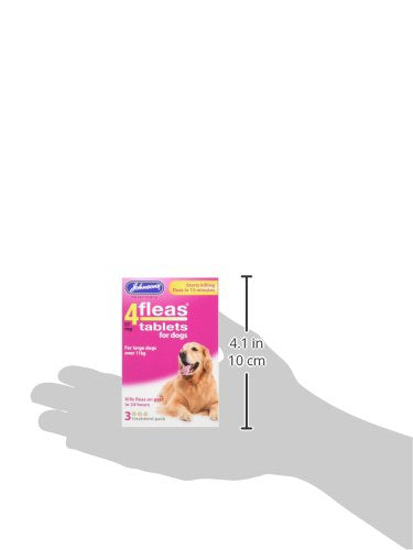 Johnsons Veterinary Products 19-0295 Tablets for Dogs Treatment, Large, Pack of 3 - PawsPlanet Australia