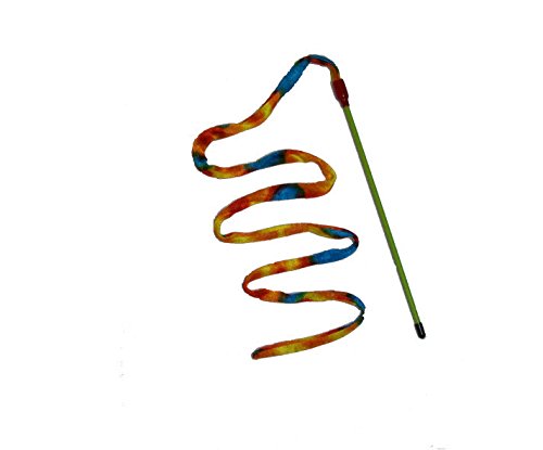 [Australia] - DM EZ 2 Crazy Cat Spotted Snake Teaser Wand Toy Best Cat Toy for Your Buck 2 Pack 