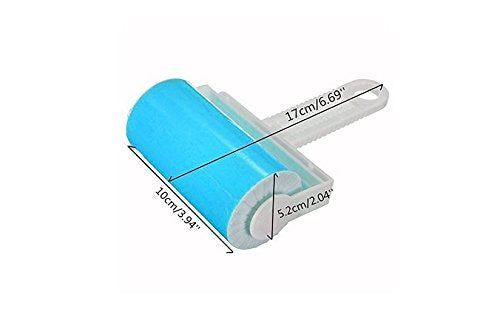 iLifeTech Reusable Sticky Picker Set Cleaner Lint Roller Pet Hair Remover Brush, Blue 4" Medium Set - PawsPlanet Australia