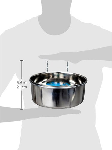 [Australia] - Advance Pet Products Stainless Steel Coop Cups with Hook, 48-Ounce 