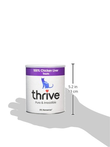 thrive Cat 100% CHICKEN LIVERCAT TREATS MaxiTube 1 135 g (Pack of 1) - PawsPlanet Australia