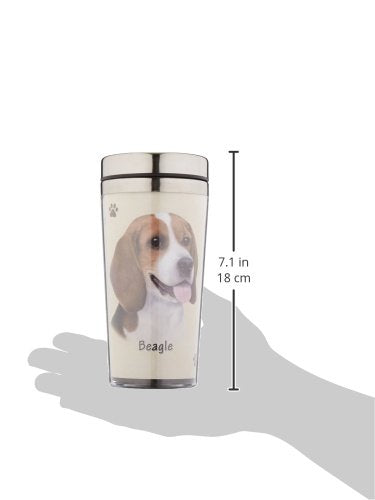 [Australia] - E&S Pets Stainless Steel Beagle Tumbler, 16 oz 