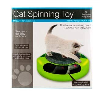 [Australia] - WMU Cat Scratch Pad Spinning Toy with Mouse 