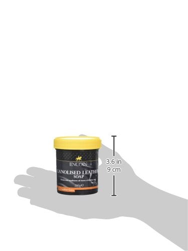 LINCOLN Lanolised Leather Saddle Soap, 200 g - PawsPlanet Australia